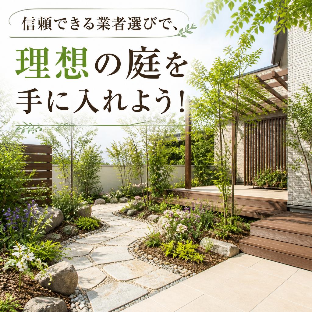 信頼できる業者選びで、理想の庭を手に入れよう！