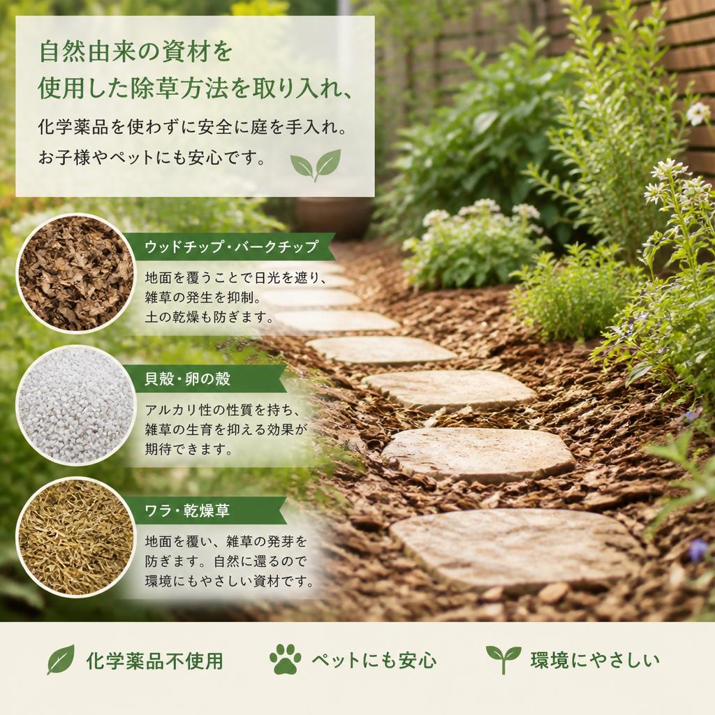 環境に優しい除草方法