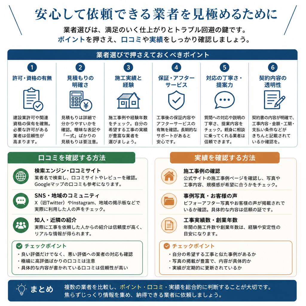 安心・安全な草刈り業者の選び方