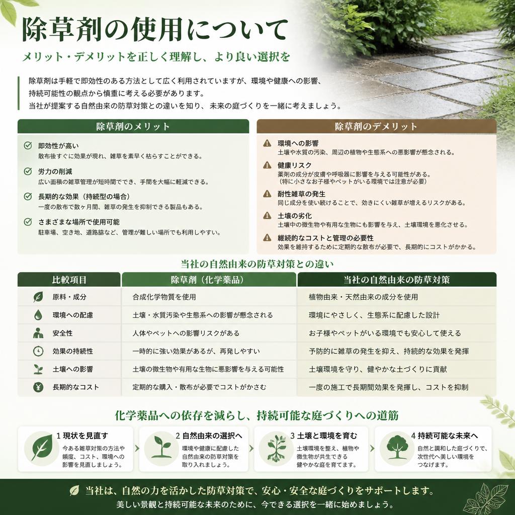 効果的な除草剤の使い方